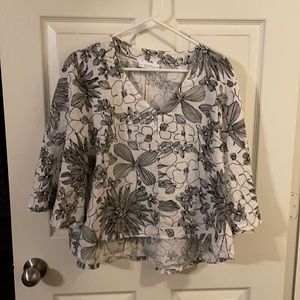 EUC Bryn Walker Floral Top